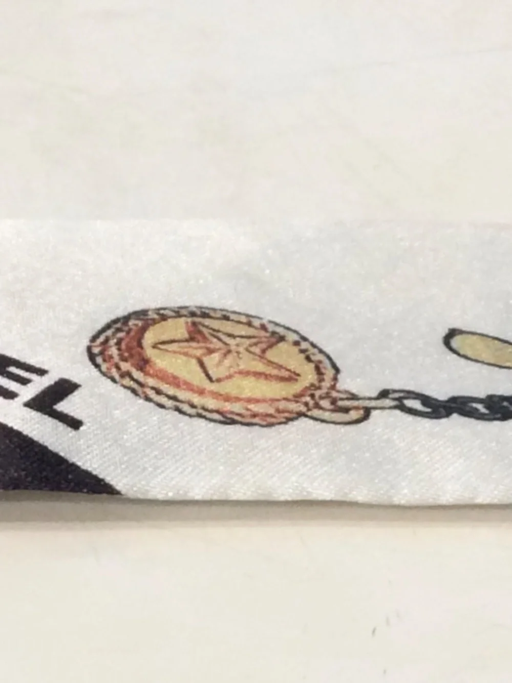 Authentic Chanel Silk Twilly Scarf